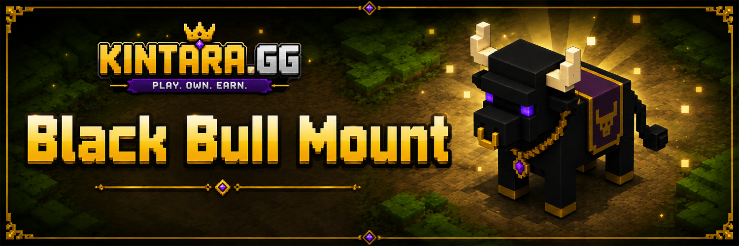 Kintara Black Bull Mount — PLAY. OWN. EARN.